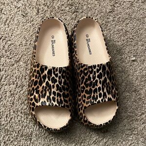 No Boundaries Animal Print Slide Sandals